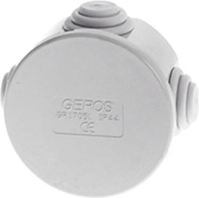 Aca Elektrisches Gehäuse für Außenmontage IP44 in Gray Farbe