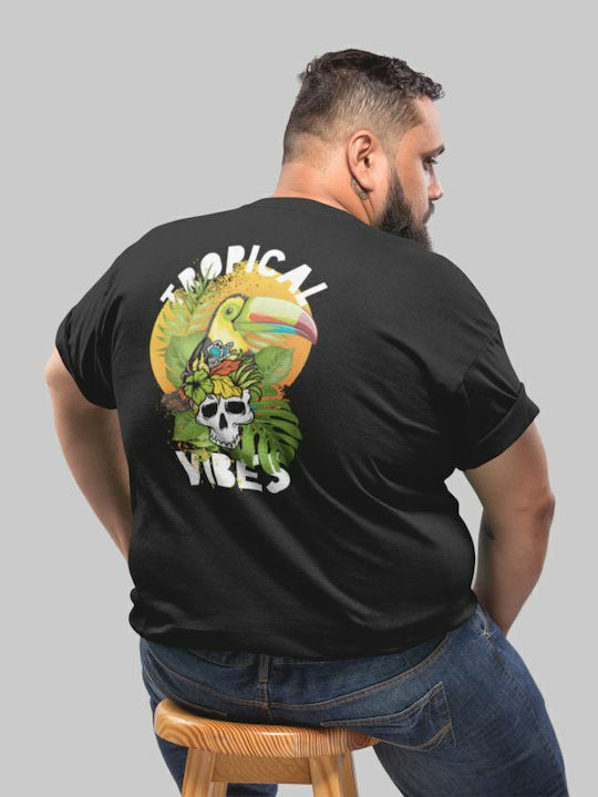 TKT T-shirt Schwarz Baumwolle