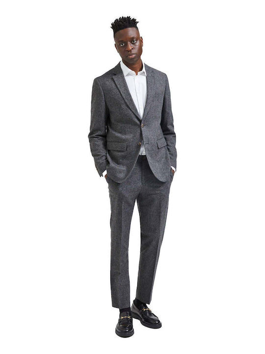 Men's Winter Suit Jacket Gray