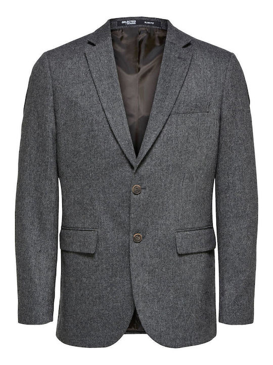 Men's Winter Suit Jacket Gray