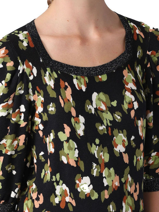 Women's Sweater with 3/4 Sleeve Multicolour