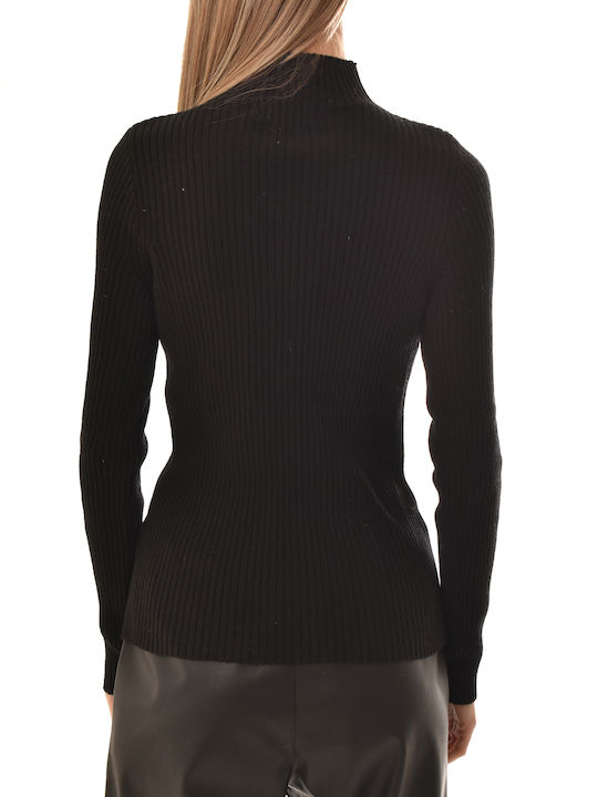 Damen Sport Bluse Langärmelig Schwarz