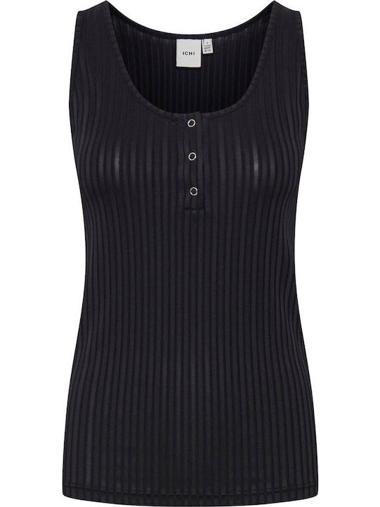Women's Summer Blouse Sleeveless Black