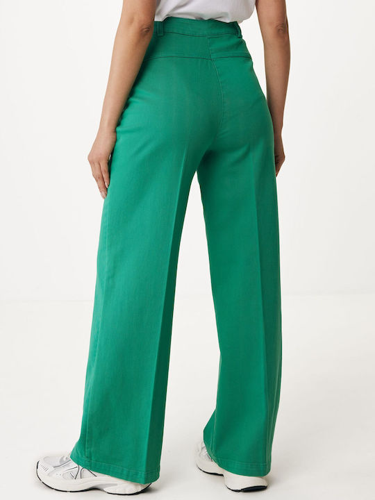 Mexx Women's Jean Trousers in Straight Line Green