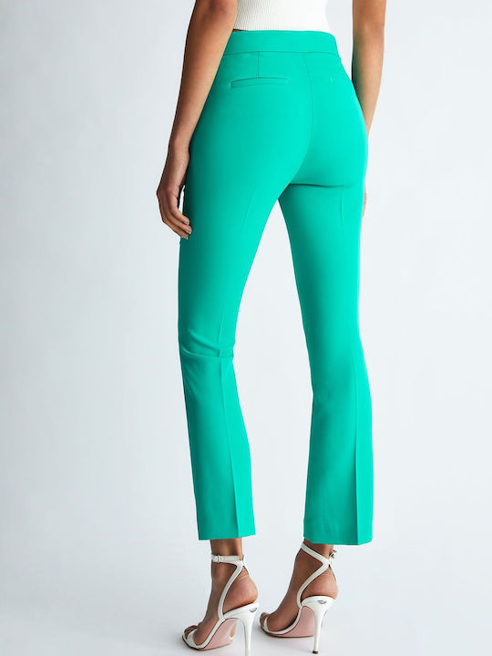 Liu Jo Women's Fabric Capri Trousers Green