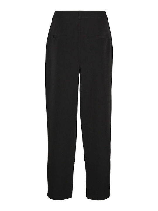 Damen Stoff Hose Schwarz