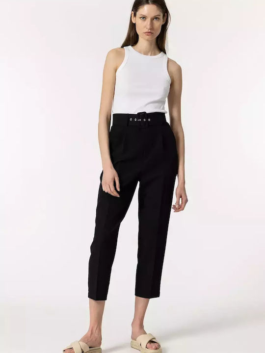 Tiffosi Women's Fabric Trousers Black