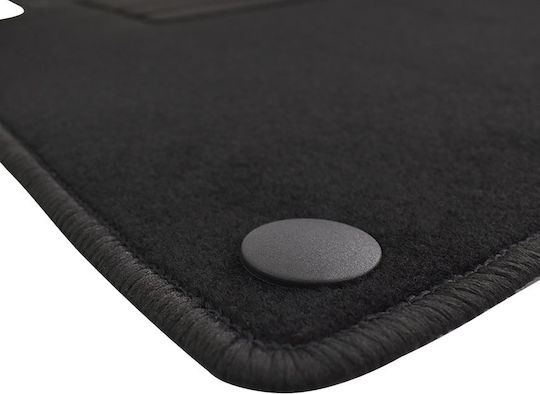Rigum Set of Front and Rear Mats 4pcs for Renault Alaskan Nissan Navara Black