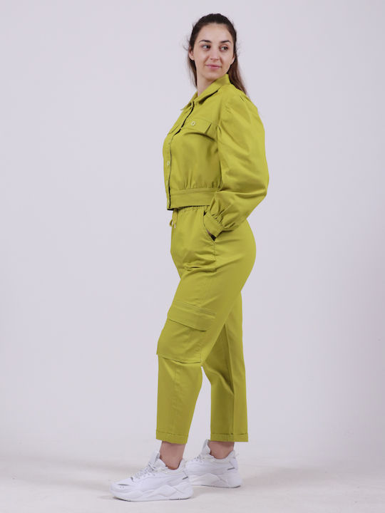 Sac & Co ESTEL Women's Green Set with Trousers