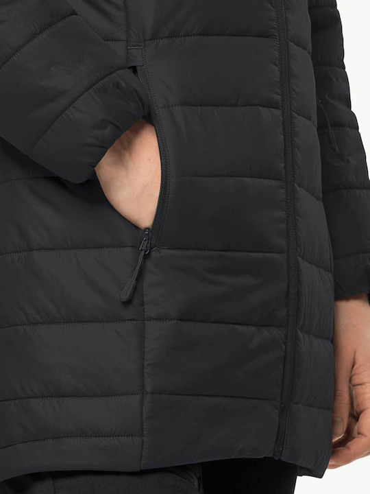 Scurtă Jachetă de femei Puffer Negru