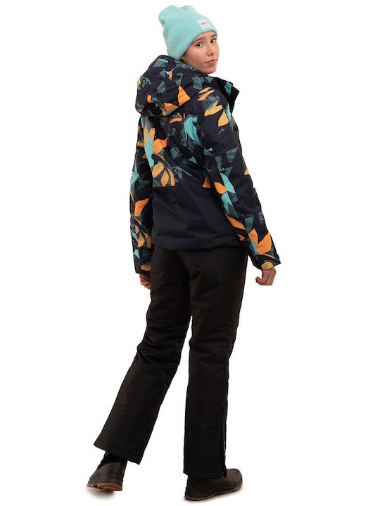 Icepeak 53230592-390 Γυναικείο Μπουφάν για Σκι & Snowboard Navy Μπλε