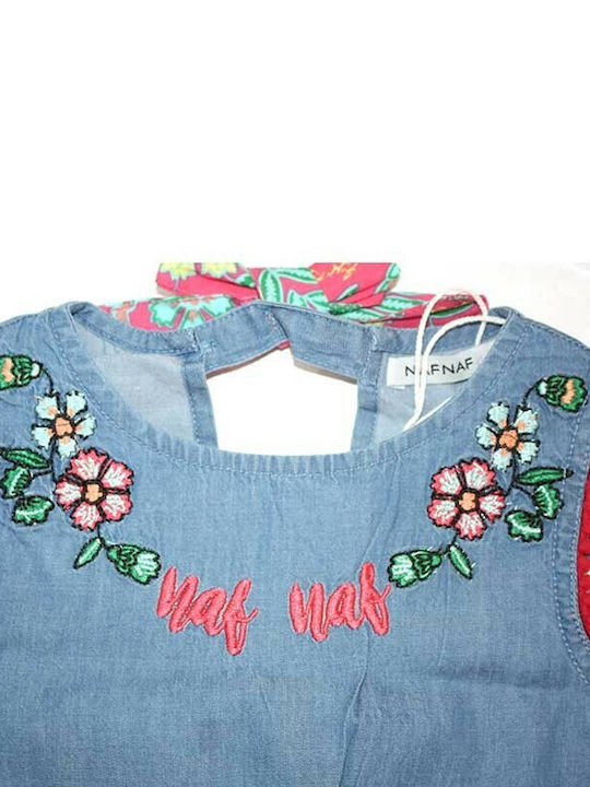 Naf Naf Kids' Jeans Jumpsuit Blue