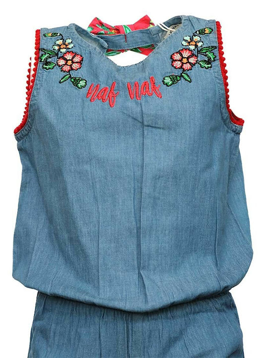 Naf Naf Kids' Jeans Jumpsuit Blue
