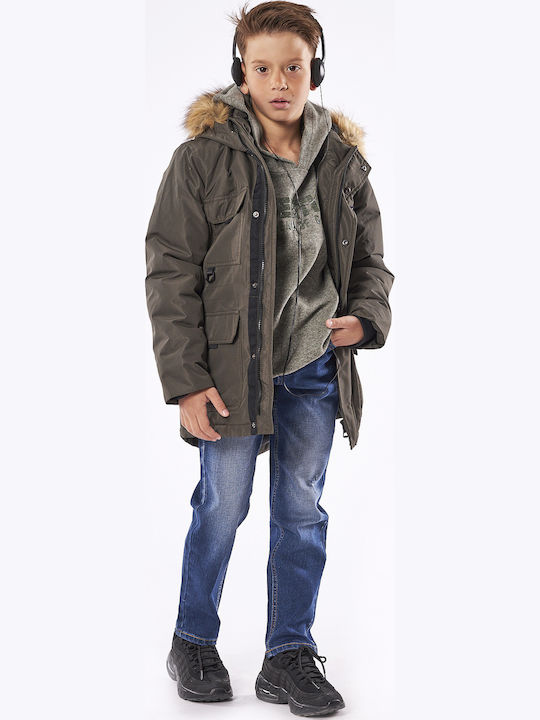 Kinder Schlaghose Jeans Blau