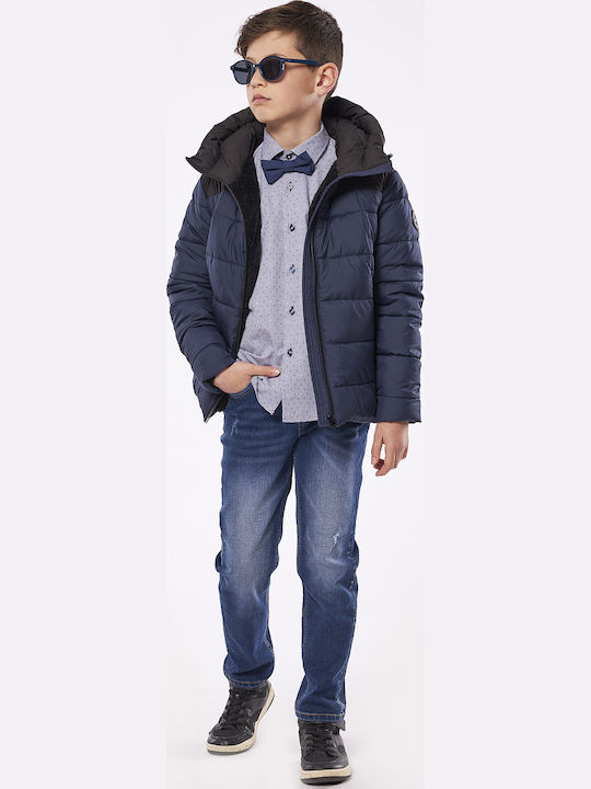 Kinder Schlaghose Jeans Blau