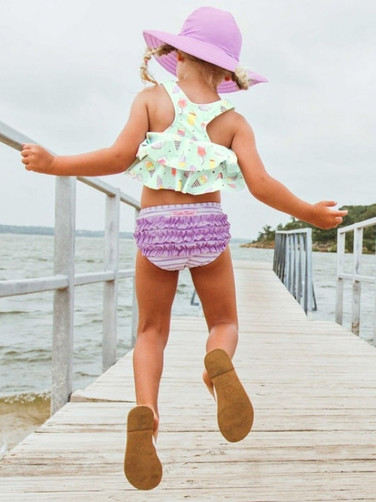 Ruffle Butts Costum de baie pentru copii Bikini Violet