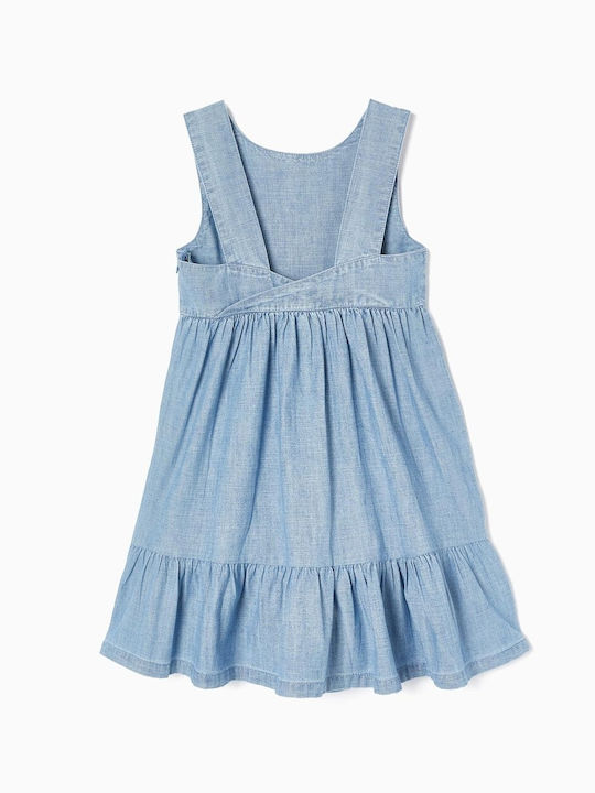 Zippy Kids Dress Sets Denim Blue