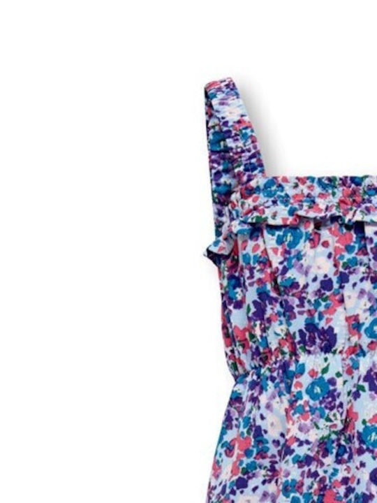 Kids Only Rochie pentru Copii Floral Fără mâneci Albastru