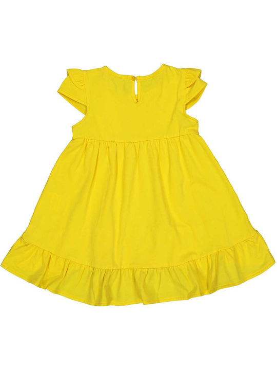 Birba Trybeyond Kids Dress Short Sleeve Yellow