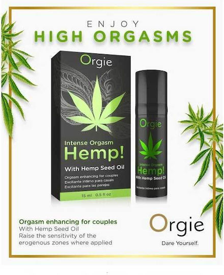 Orgie Intense Orgasm Hemp! Stimulans Gel für Männer als Spray 15ml