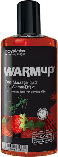 JoyDivision WARMup Massage Oil with Scent Strawberry 150ml