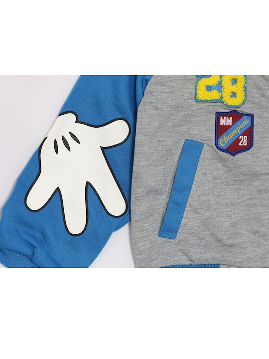 Disney Boys Sweatshirt with Zipper Blue