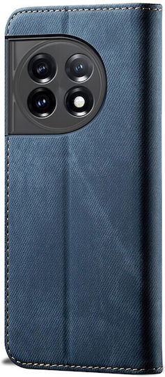 Denim Texture Book Δερματίνης Μπλε (OnePlus 11)