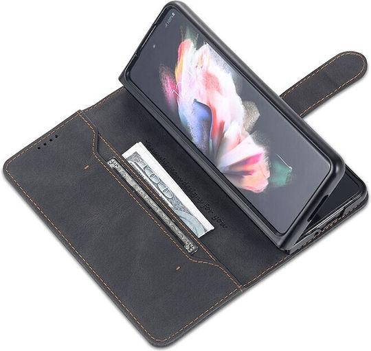 AZNS Wallet Δερματίνης Μαύρο (Galaxy Z Fold4)