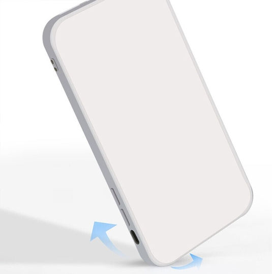 Redmi Note Back Cover Σιλικόνης Λευκό (Redmi Note 12 Pro / Poco X5 Pro)