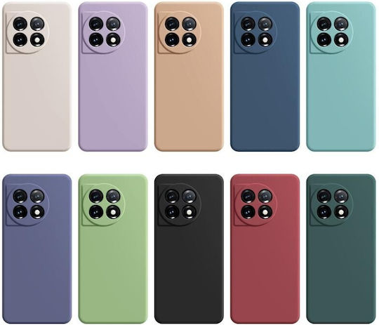 Imitation Liquid Back Cover Silicon Verde (OnePlus 11)