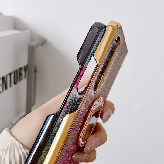 Shinning Diamond Back Cover Πλαστικό Λευκό (Galaxy Z Fold4)