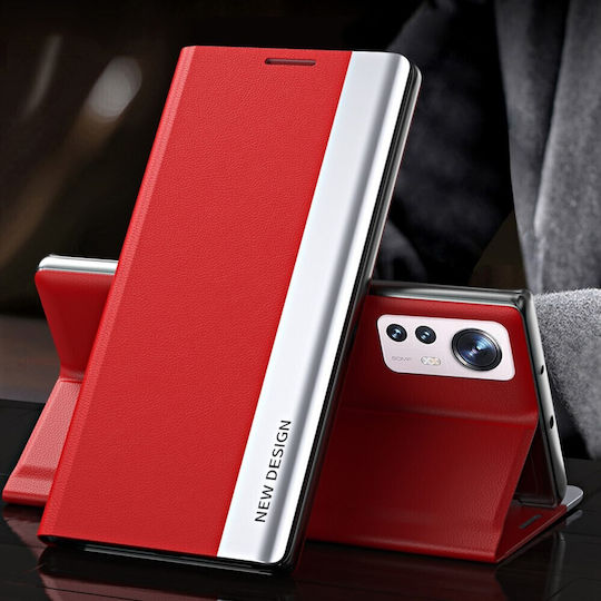 5G Book Synthetic Leather Red (Xiaomi 12 Lite)