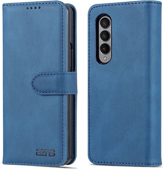 AZNS Wallet Δερματίνης Μπλε (Galaxy Z Fold4)