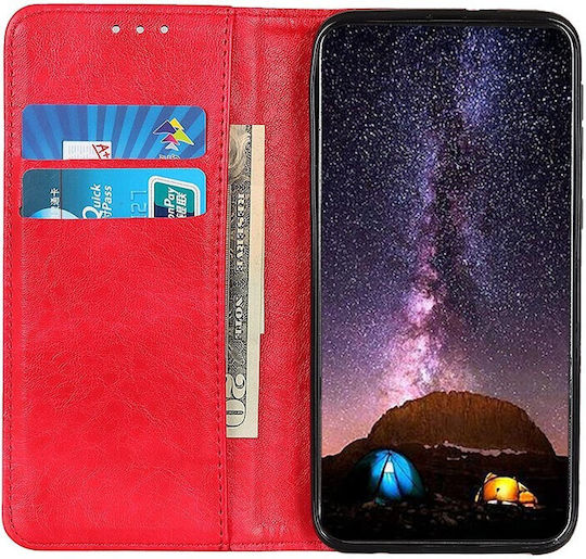 Global Book Δερματίνης Κόκκινο (OnePlus Nord CE 3)
