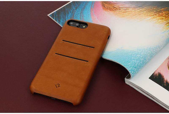 Twelve South Back Cover Δερματίνης 1mm Μαύρο (iPhone 8/7 Plus)