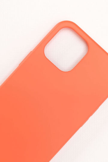Luigi Back Cover Σιλικόνης με Λουράκι Πορτοκαλί (iPhone 12 Pro Max)