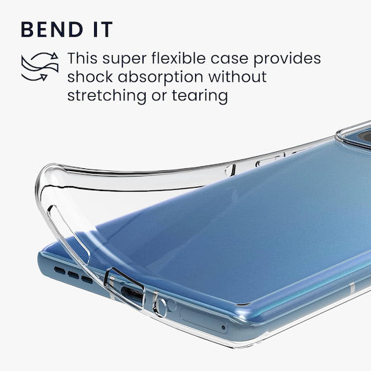 KWmobile Pro Edge Plus Umschlag Rückseite Silikon Transparent (Motorola Edge 40)