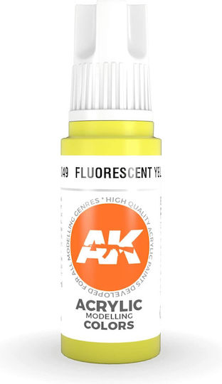 AK Interactive Vopsele Pentru Modelare În Culoare Galbenă 17ml