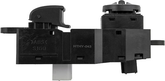 NTY Διακόπτης Παραθύρων Αυτοκινήτου για Hummer H1 Μαύρο