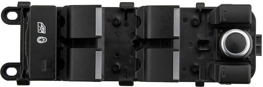 NTY Διακόπτης Παραθύρων Αυτοκινήτου για Land Rover Range Rover / Range Rover Sport Μαύρο