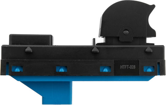 NTY Car Window Switch for Fiat Grande Punto Black