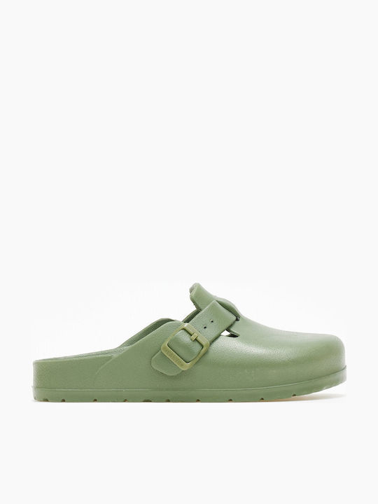 Plakton Damen Anatomisch Clogs Khaki