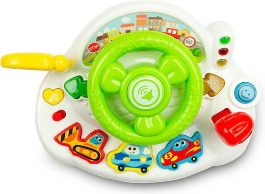 Toyz Steering Wheel Steering wheel with Light and Sounds for 18++ Months