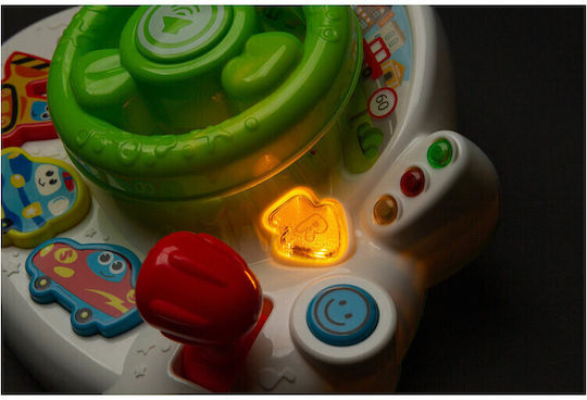 Toyz Steering Wheel Steering wheel with Light and Sounds for 18++ Months