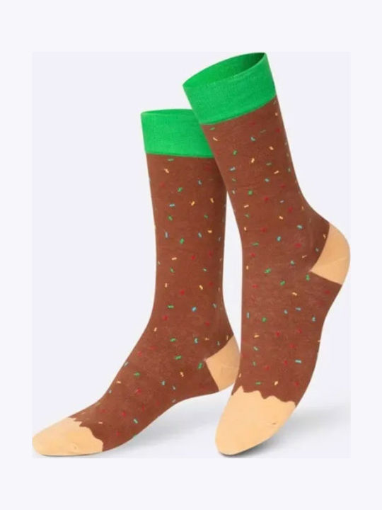 Eat My Socks Joes Donut Women's Socks Brown