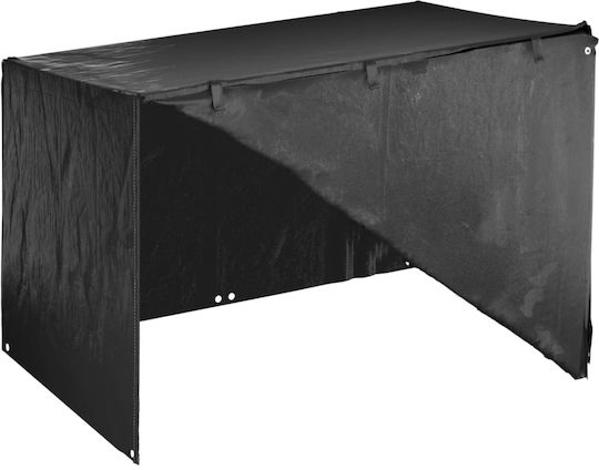 vidaXL Waterproof Garden Swing Cover Black 215x150x150cm