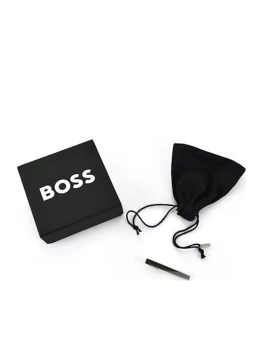 Boss Tie Clip From Black Brass