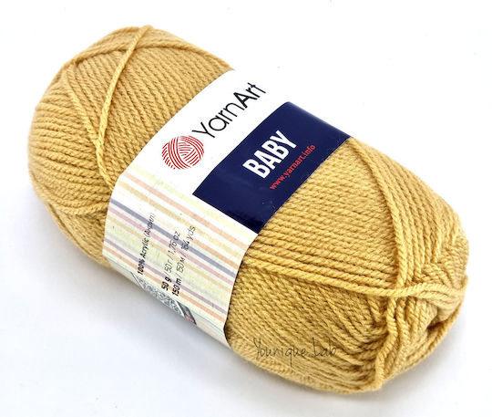 YarnArt Плетиво за плетене Acrilyc Бежов 50м 5гр