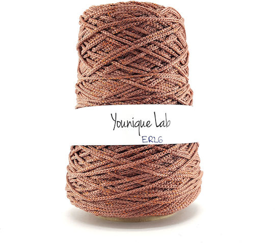 Younique Lab Strickgarn Für Taschen Polypropylen Braunes 300gr