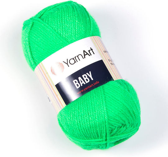 YarnArt Baby Acrilic Verde 150m 50gr